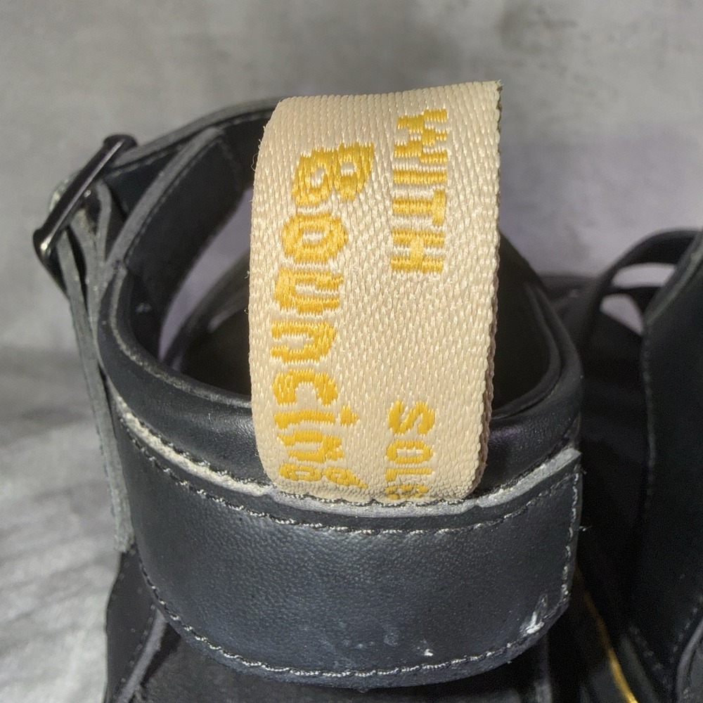 Dr. Doc Martens Blaire Athena Gladiator Sandals Black Women's Size 8 Retro - Picture 8 of 16